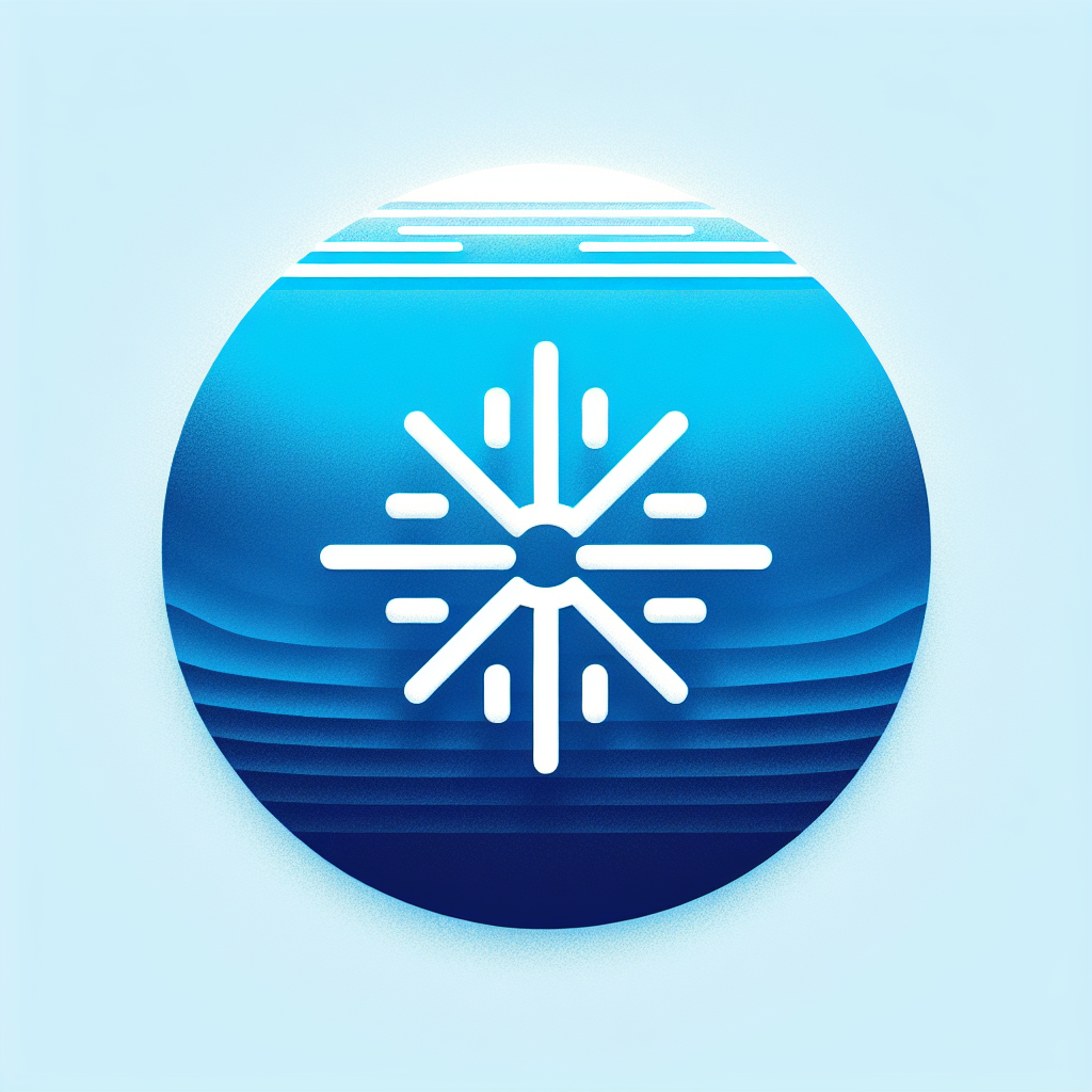 エラーコードのシンボルを描いたイラスト、青いグラデーションの背景に中心に配置されている