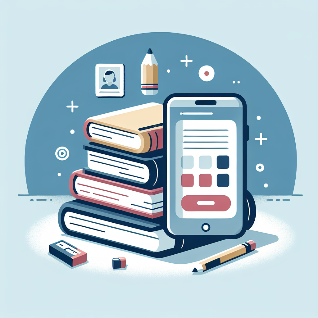 シャドーイング教材とアプリのイラスト